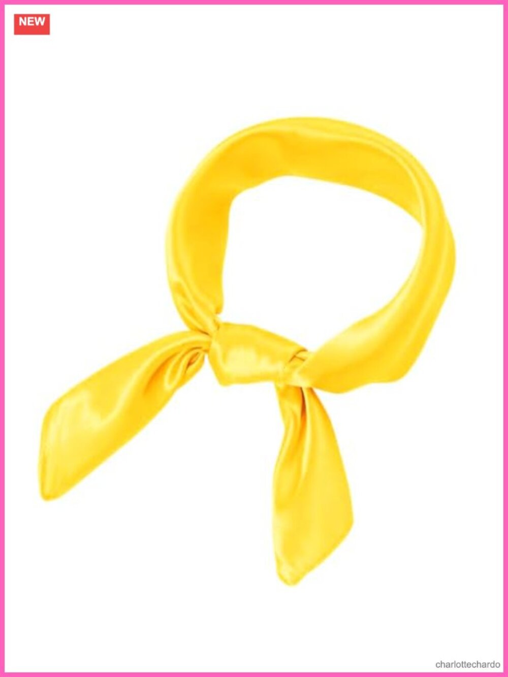 Satin Square Scarf Wrap Ribbon Neck Scarfs Halloween Retro Costume 23.62"